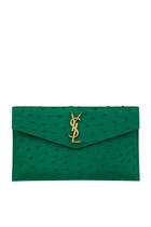 Middle East Exclusive  Uptown Small Leather Clutch